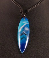 Decorated Surfboard Necklace